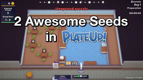 Hey, anyone has large map seeds that they can share, trying to do some automation but havent found a good one for me yet. . Plateup seeds discord